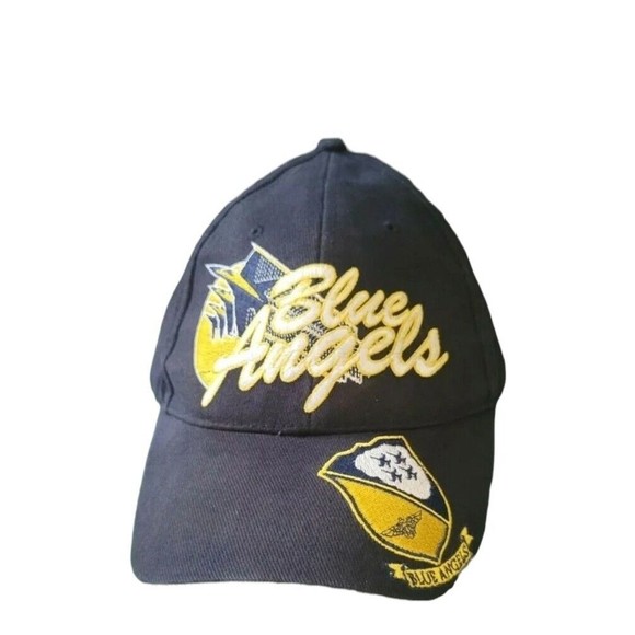 Blue Angels Navy Embroidered Baseball Cap Adjustable by Eagle Crest Hat #5893 - Picture 1 of 7
